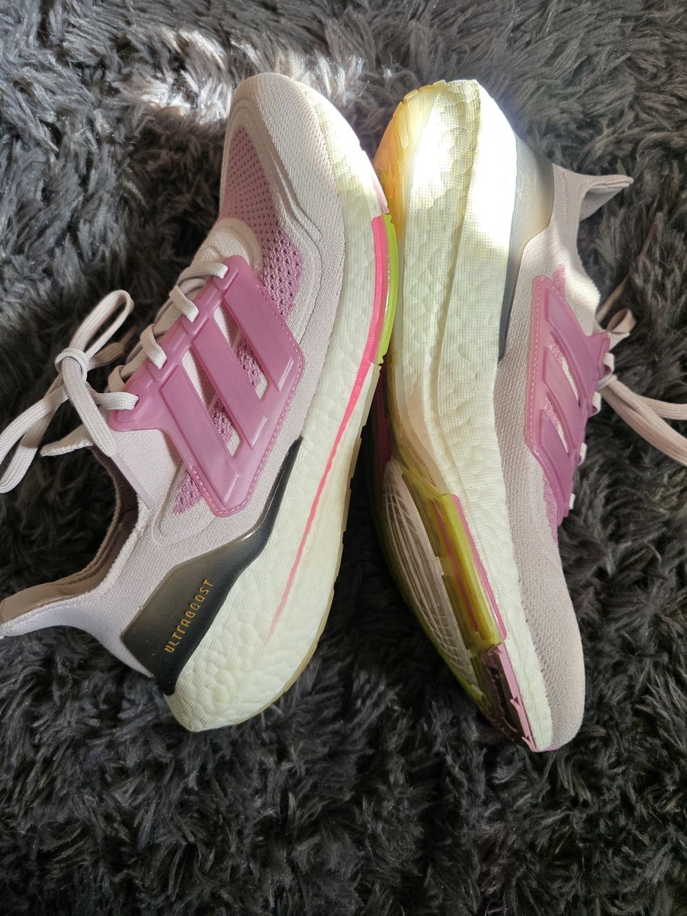 Adidas Ultraboost Women's Lilac Running Sneakers, 9M